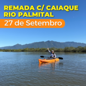 Remada com caiaque - Rio Palmital Garuva/SC